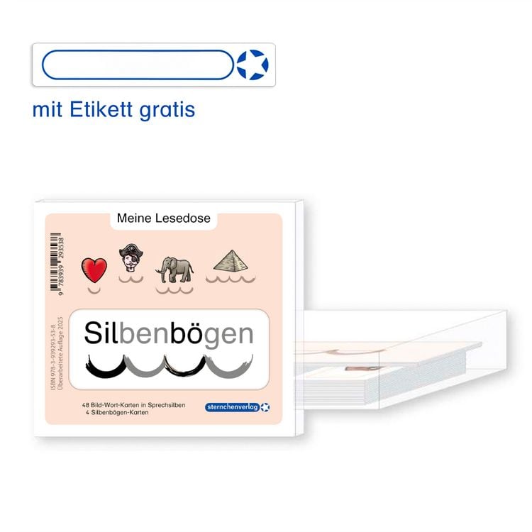 Produktbild: Meine Lesedose - Silbenb&ouml;gen - Silben lesen lernen