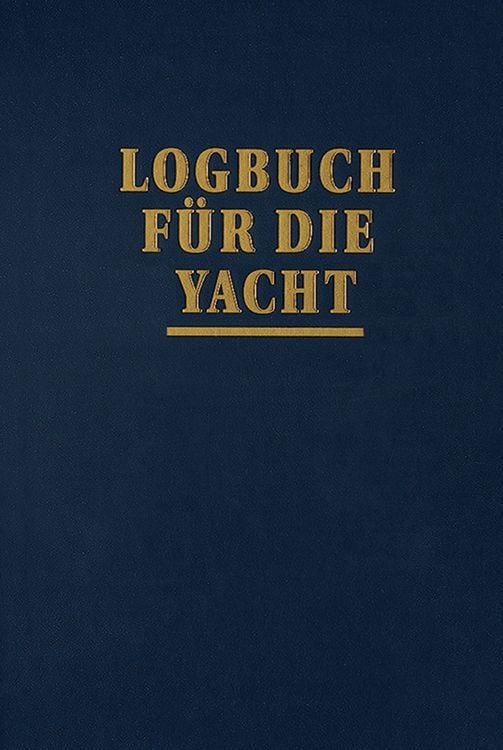 Produktbild: Logbuch f&uuml;r die Yacht