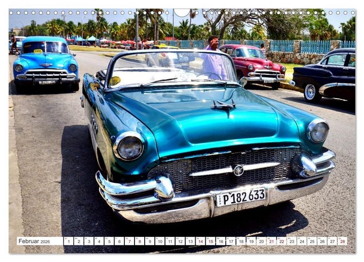 Produktbild: BUICK '55 - Mit 70 unterwegs in Kuba (Wandkalender 2026 DIN A3 quer), CALVENDO Monatskalender