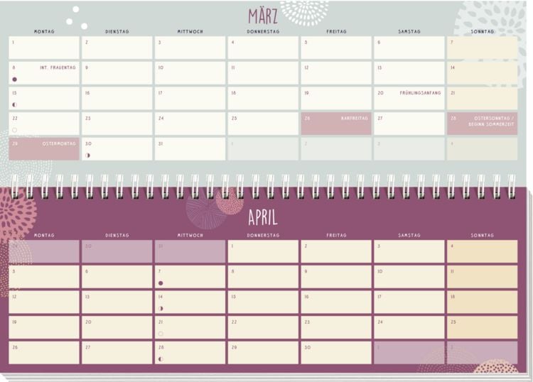 Produktbild: Tischkalender 2027 quer: Einatmen. Ausatmen. Sein.