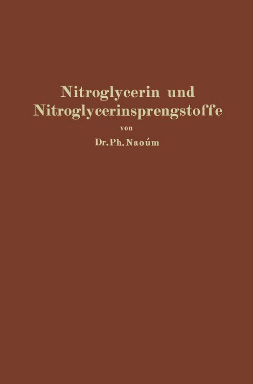 Produktbild: Nitroglycerin und Nitroglycerinsprengstoffe (Dynamite)