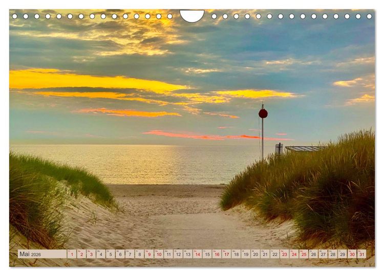 Produktbild: Fischland zwischen Ostsee und Bodden (Wandkalender 2026 DIN A4 quer), CALVENDO Monatskalender