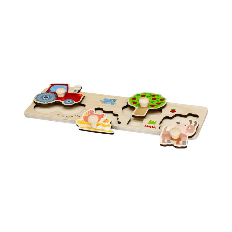 Produktbild: Greifpuzzle Bauernhof, (DE/E/F/NL/IT/ES)