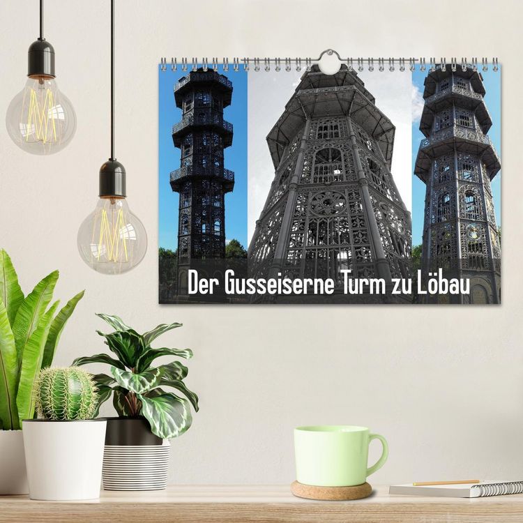 Produktbild: Der Gusseiserne Turm zu L&ouml;bau (Wandkalender 2026 DIN A4 quer), CALVENDO Monatskalender