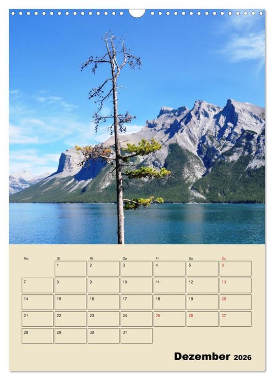 Produktbild: Kanadas gro&szlig;e Seen / Planer (Wandkalender 2026 DIN A3 hoch), CALVENDO Monatskalender