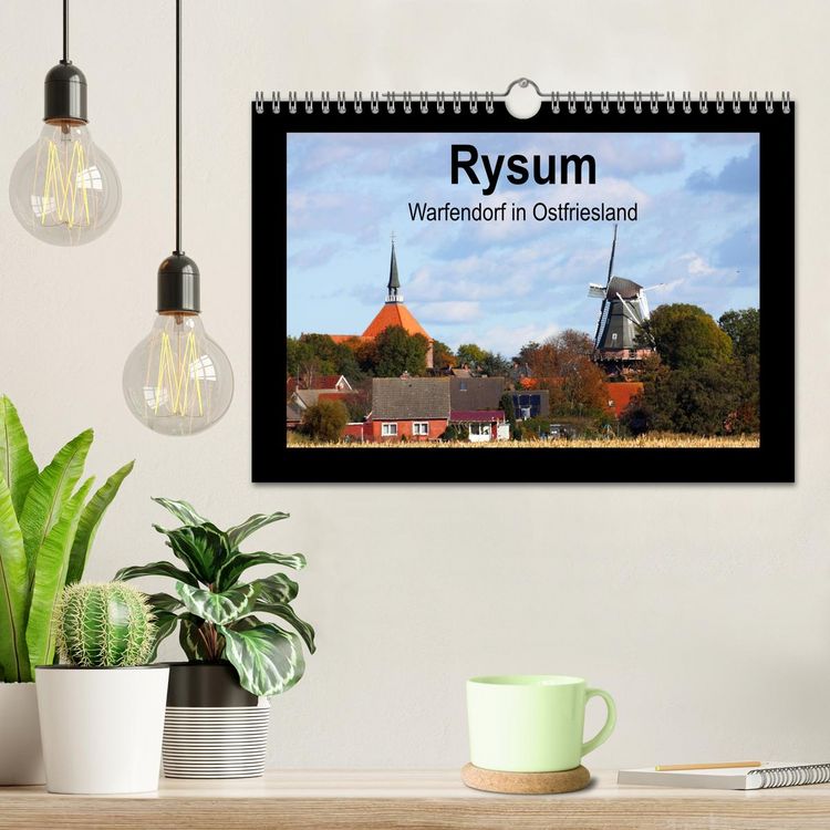 Produktbild: Rysum - Warfendorf in Ostfriesland (Wandkalender 2026 DIN A4 quer), CALVENDO Monatskalender