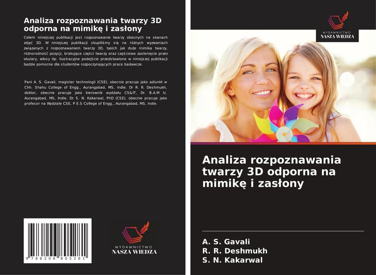 Produktbild: Analiza rozpoznawania twarzy 3D odporna na mimik&iquest; i zas&iquest;ony