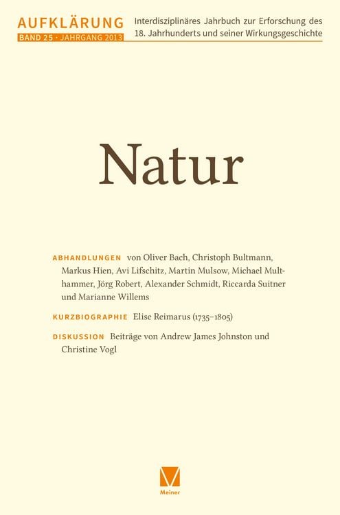 Produktbild: Aufkl&auml;rung, Band 25: Natur