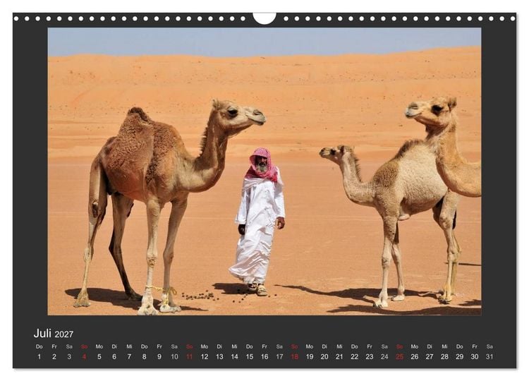 Produktbild: Zauber des Oman (Wandkalender 2027 DIN A3 quer), CALVENDO Monatskalender
