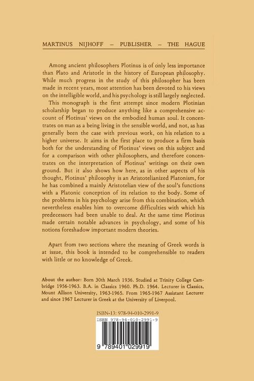 Produktbild: Plotinus&rsquo; Psychology