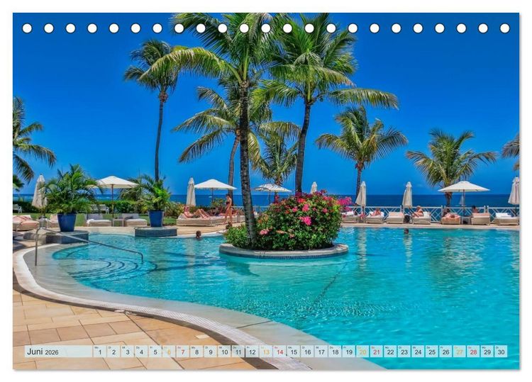 Produktbild: Mauritius - Insel im Indischen Ozean (Tischkalender 2026 DIN A5 quer), CALVENDO Monatskalender
