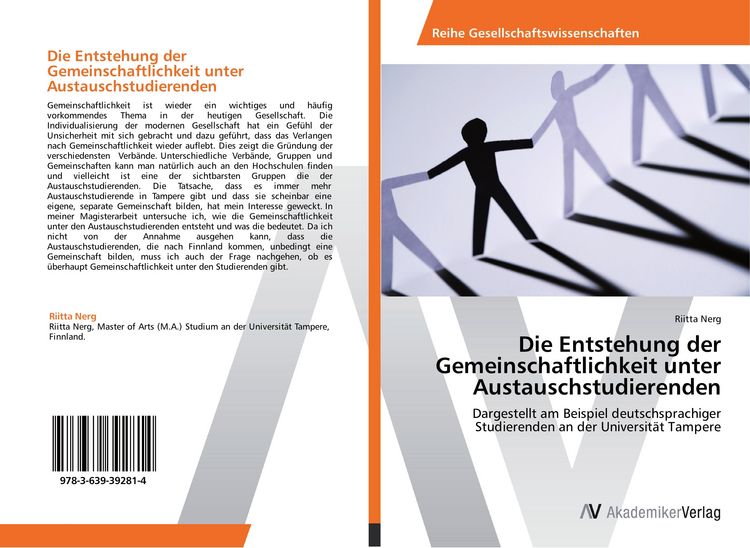 Produktbild: Die Entstehung der Gemeinschaftlichkeit unter Austauschstudierenden