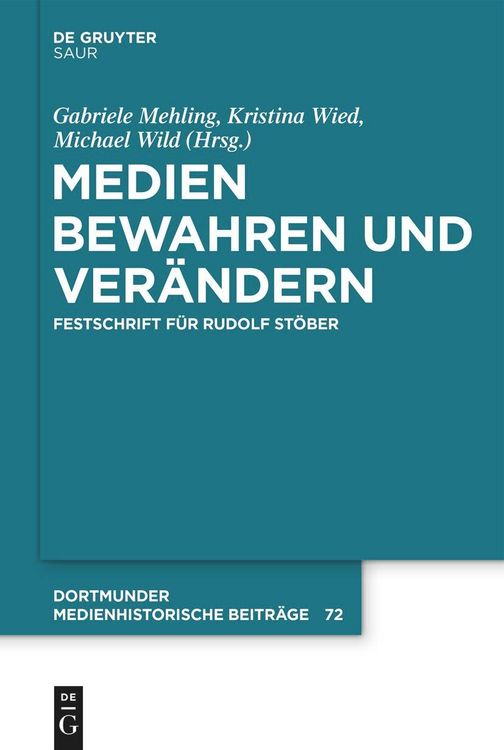 Produktbild: Medien bewahren und ver&auml;ndern