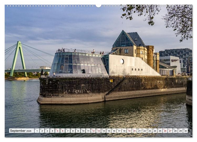 Produktbild: Cologne - K&ouml;ln (hochwertiger Premium Wandkalender 2026 DIN A2 quer), Kunstdruck in Hochglanz