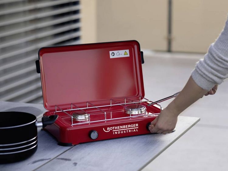 Produktbild: Rothenberger Industrial Gas Camping Kocher DUO 35940
