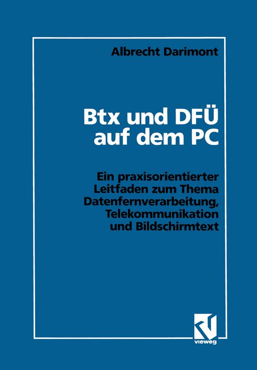 Produktbild: Btx und DF&Uuml; auf dem PC