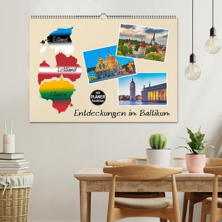 Produktbild: Entdeckungen im Baltikum (Wandkalender 2026 DIN A2 quer), CALVENDO Monatskalender