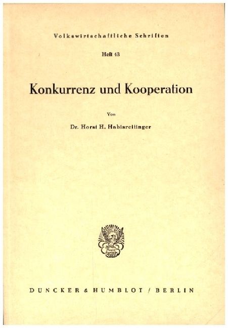 Produktbild: Konkurrenz und Kooperation.