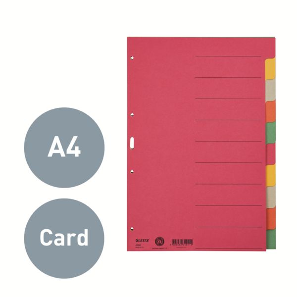 Produktbild: Leitz Register Blanko, Karton