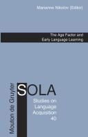 Produktbild: The Age Factor and Early Language Learning