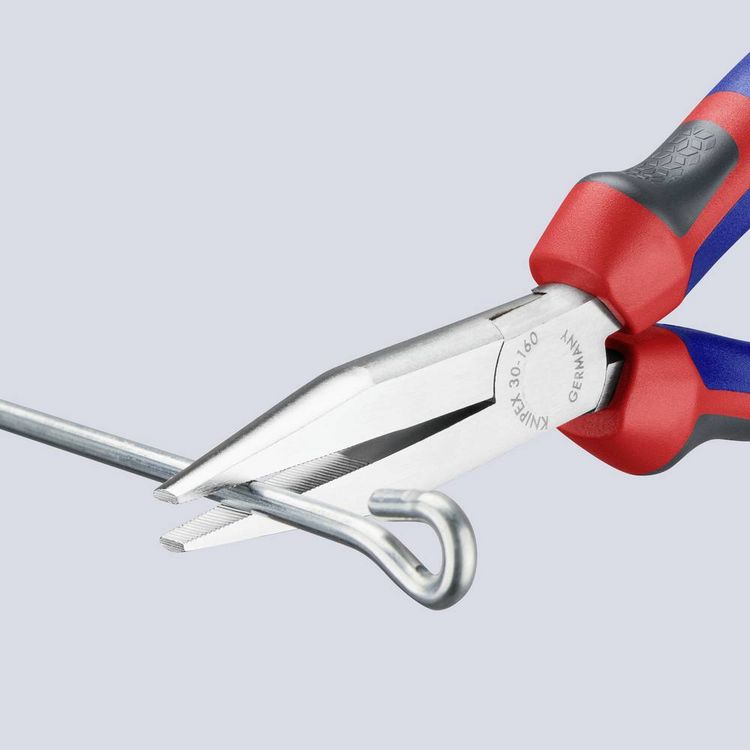 Produktbild: Knipex 30 15 160 Elektronik- u. Feinmechanik Flachzange Gerade Chrom-Vanadium Elektrostahl 160 mm