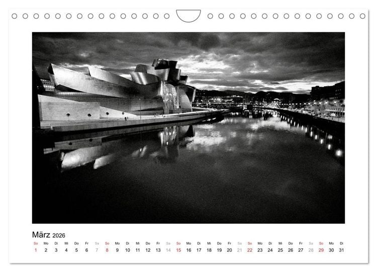 Produktbild: Bilbao - Bilder einer Stadt (Wandkalender 2026 DIN A4 quer), CALVENDO Monatskalender