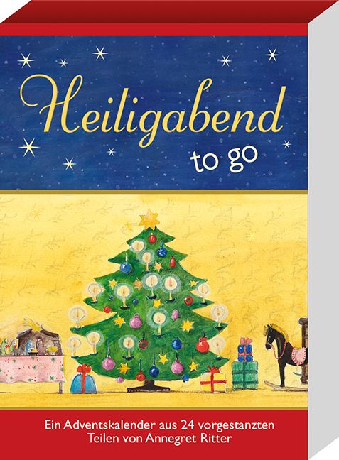Produktbild: Heiligabend - to go. Ein Adventskalender aus 24 vorgestanzten Teilen
