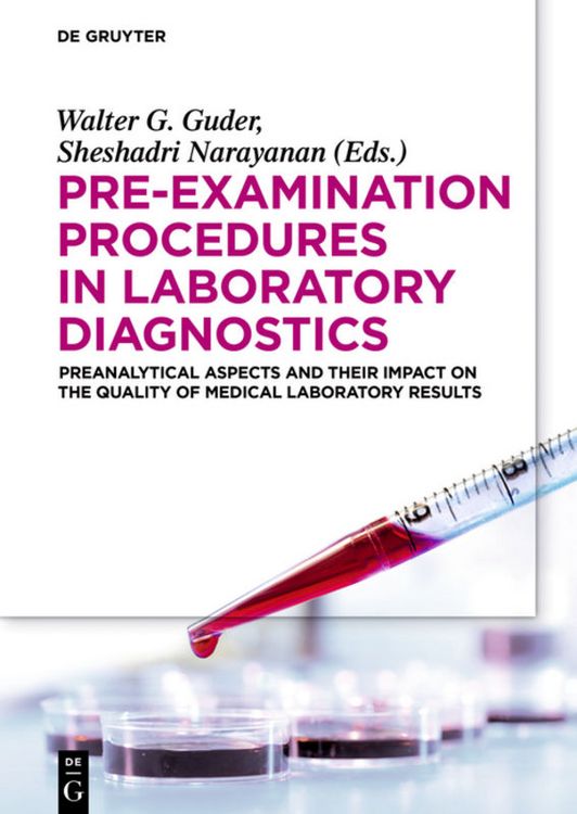Produktbild: Pre-Examination Procedures in Laboratory Diagnostics