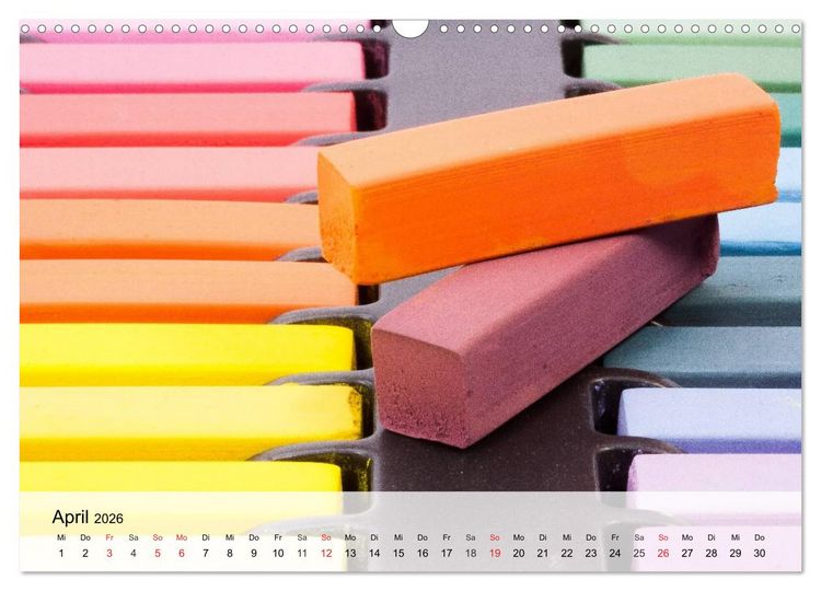 Produktbild: Malen. Impressionen aus der Welt der Farben (Wandkalender 2026 DIN A3 quer), CALVENDO Monatskalender