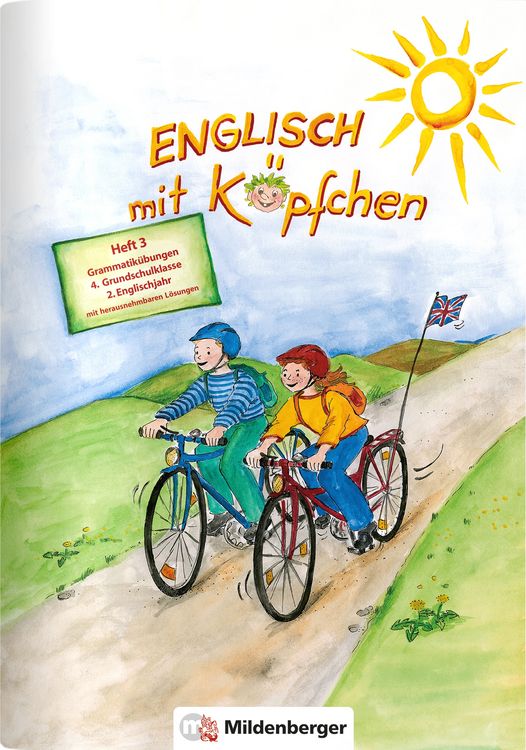 Produktbild: Englisch mit K&ouml;pfchen / Englisch mit K&ouml;pfchen Heft 3 &ndash; Grammatik&uuml;bungen mit L&ouml;sungsbeilage, Klasse 4