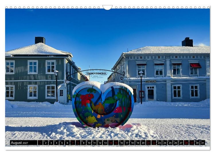 Produktbild: Lulea - Wintertraum in Schwedisch Lappland (Wandkalender 2027 DIN A3 quer), CALVENDO Monatskalender