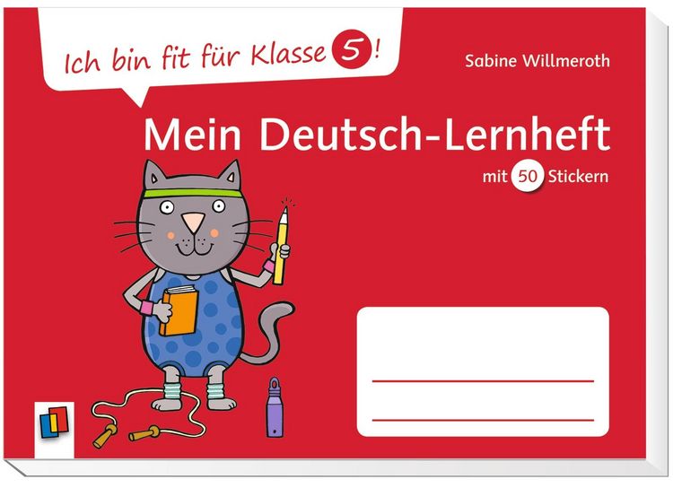 Produktbild: Ich bin fit f&uuml;r Klasse 5! Mein Deutsch&ndash;Lernheft