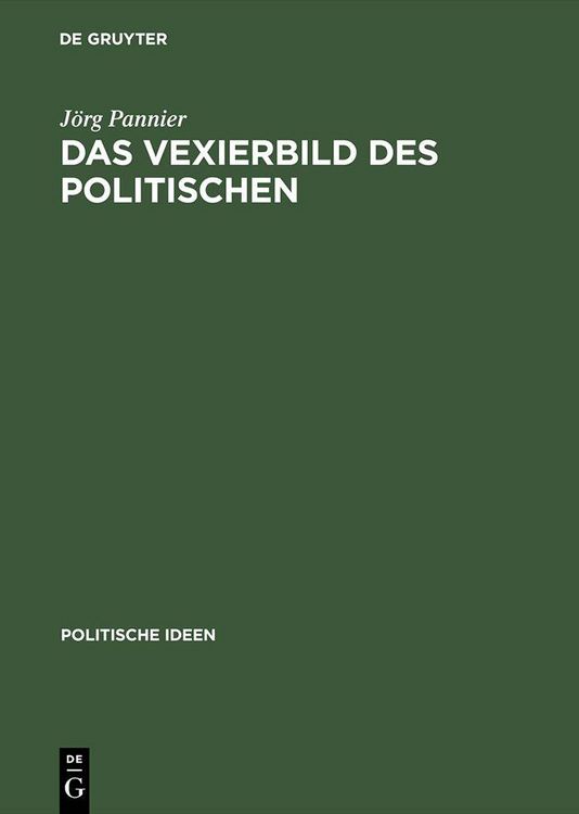 Produktbild: Das Vexierbild des Politischen