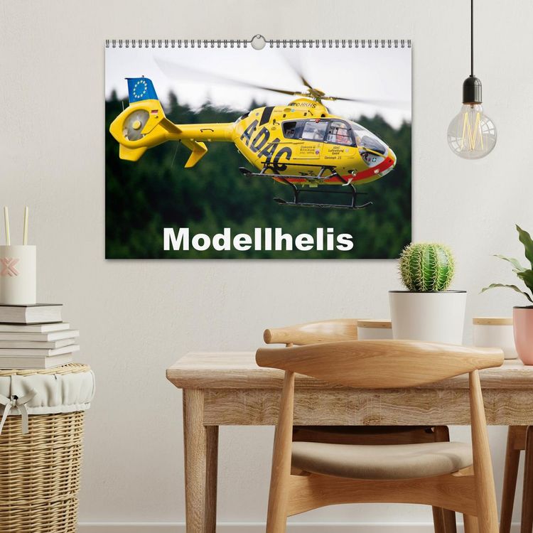 Produktbild: Modellhelis (Wandkalender 2026 DIN A3 quer), CALVENDO Monatskalender