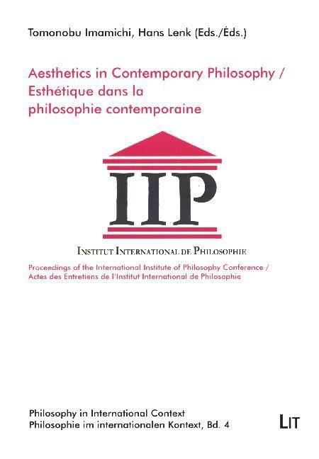 Produktbild: Aesthetics in Contemporary Philosophy. Esth&eacute;tique dans la philosophie contemporaine