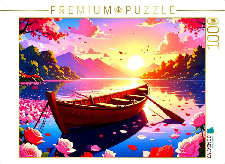Produktbild: CALVENDO Puzzle Sanfte Wellen, ruhige Fahrt | 1000 Teile Lege-Gr&ouml;&szlig;e 64x48cm Foto-Puzzle f&uuml;r gl&uuml;ckliche Stunden