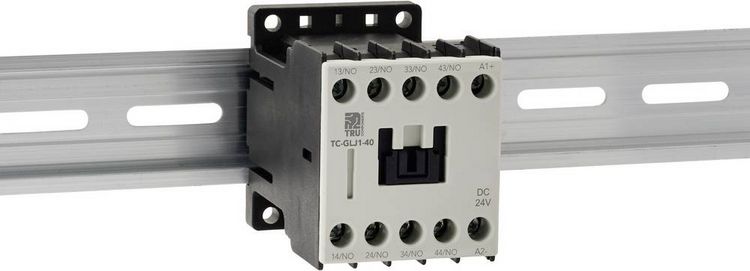 Produktbild: TRU COMPONENTS TC-GYJ1-40-24VDC Hilfssch&uuml;tz 4 Schlie&szlig;er 24 V/DC 10A 1St.
