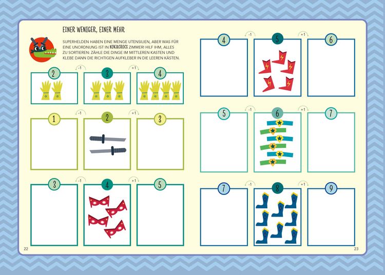 Produktbild: Coole Zahlen und Formen aus der Welt der Superhelden: Verr&uuml;ckt nach Mathe