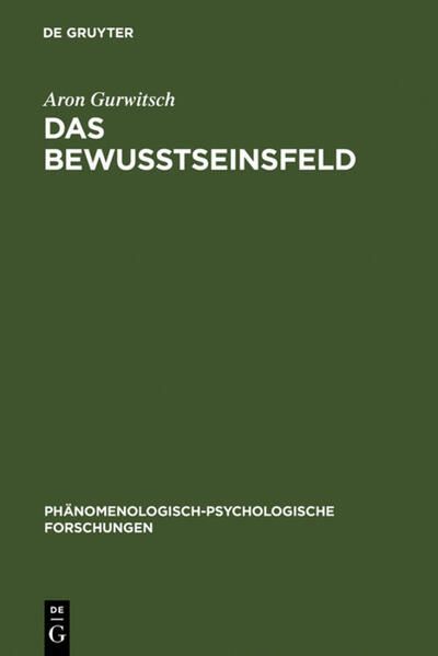 Produktbild: Das Bewu&szlig;tseinsfeld