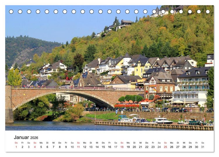 Produktbild: Cochem - Eine Perle an der Mosel (Tischkalender 2026 DIN A5 quer), CALVENDO Monatskalender