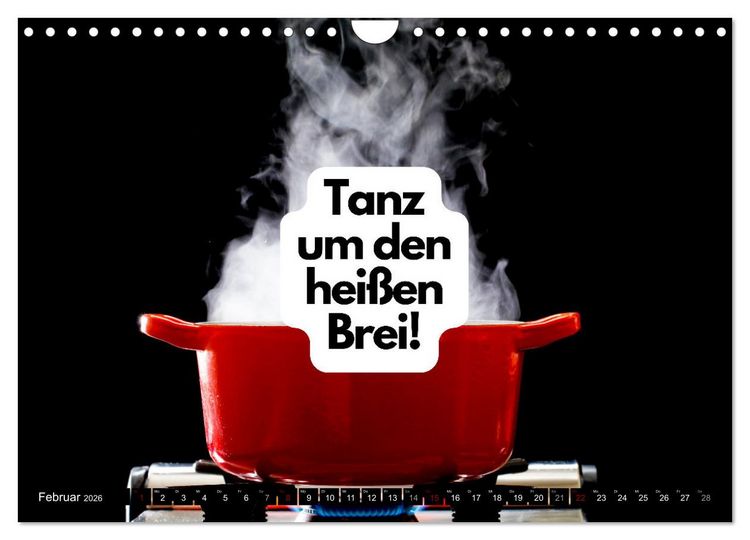 Produktbild: Komm Kaffeesatz lesen! (Wandkalender 2026 DIN A4 quer), CALVENDO Monatskalender