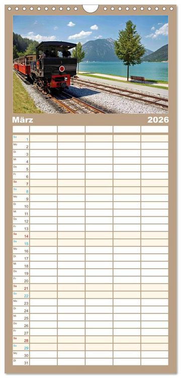 Produktbild: Familienplaner 2026 - Und ewig lockt der Achensee - Tirol mit 5 Spalten (Wandkalender, 21 x 45 cm) CALVENDO