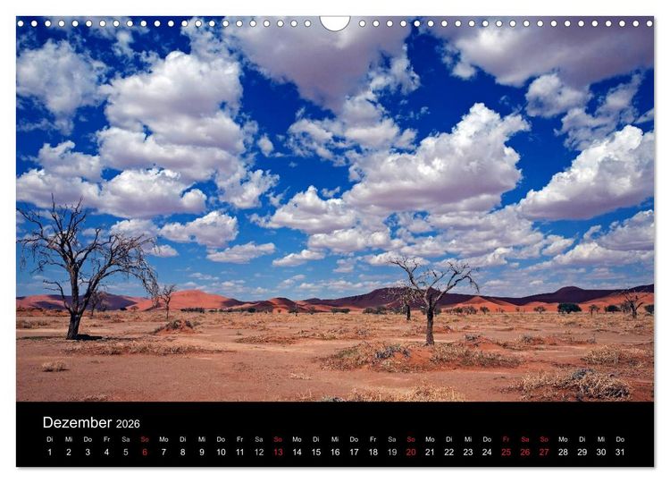 Produktbild: Namibia - Sch&ouml;ne Ansichten (Wandkalender 2026 DIN A3 quer), CALVENDO Monatskalender