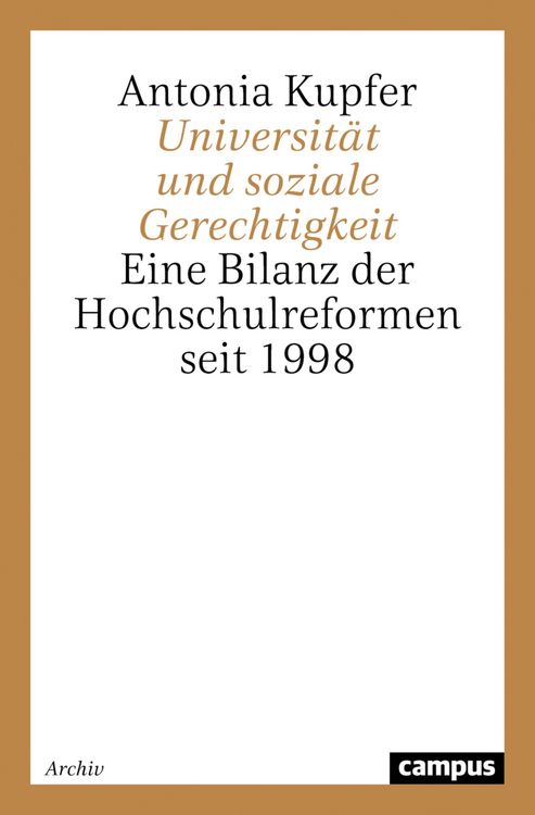 Produktbild: Universit&auml;t und soziale Gerechtigkeit
