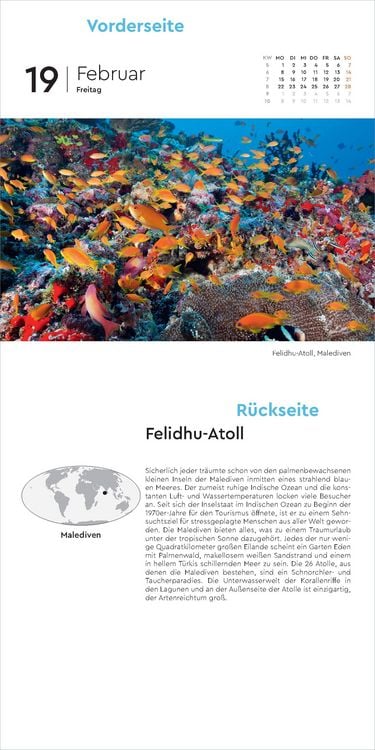 Produktbild: Farben der Erde - KUNTH 365-Tage-Abrei&szlig;kalender 2027