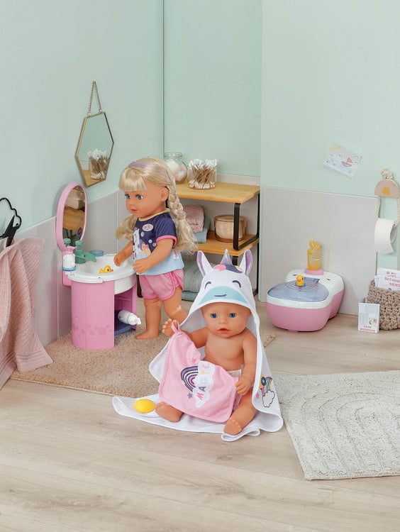 Produktbild: BABY born Kapuzenhandtuch Set