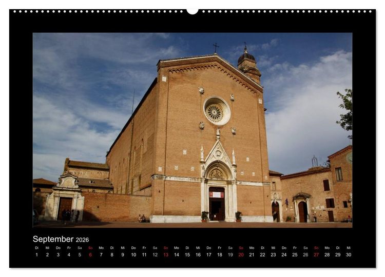 Produktbild: Siena, Perle der Toskana (Wandkalender 2026 DIN A2 quer), CALVENDO Monatskalender