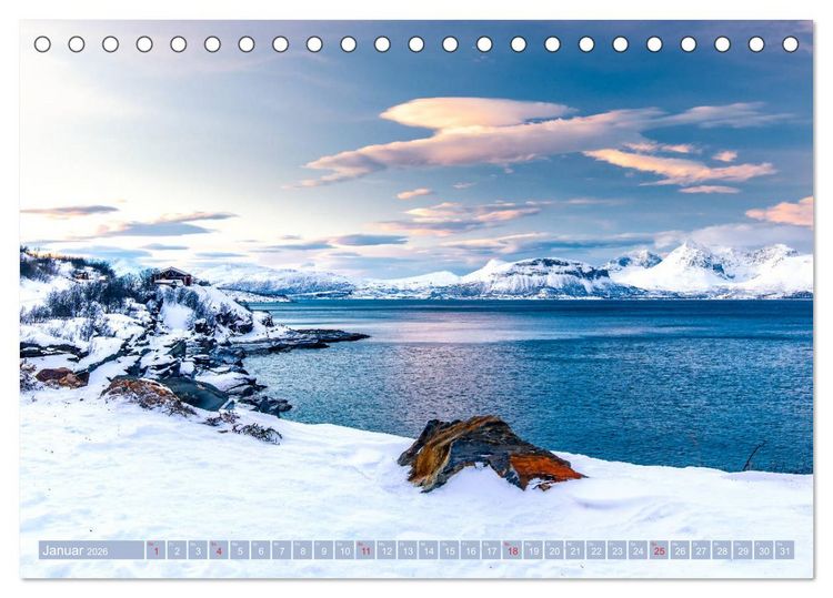 Produktbild: Norwegen - Mythos Landschaften (Tischkalender 2026 DIN A5 quer), CALVENDO Monatskalender