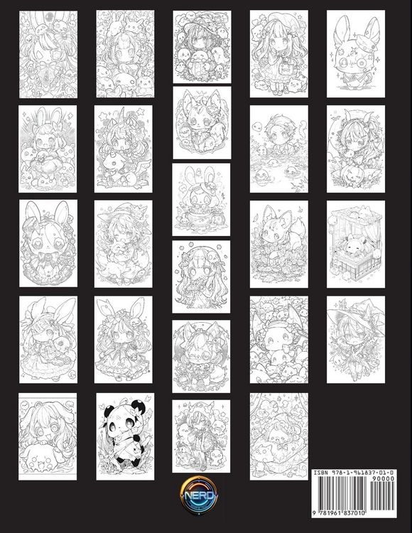 Produktbild: Chibi Gothic Cutie Coloring Book