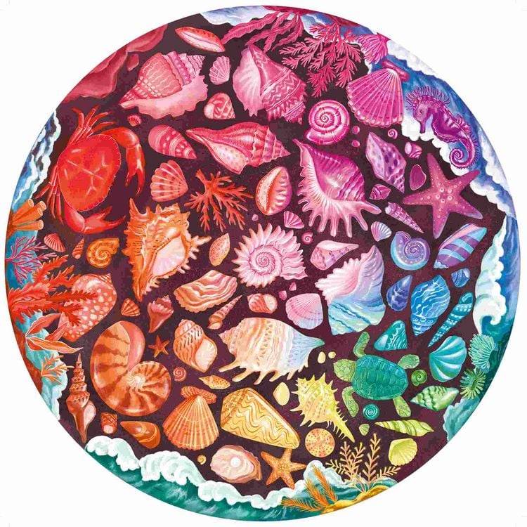 Produktbild: Erwachsenenpuzzle 500 Teile - Muscheln
